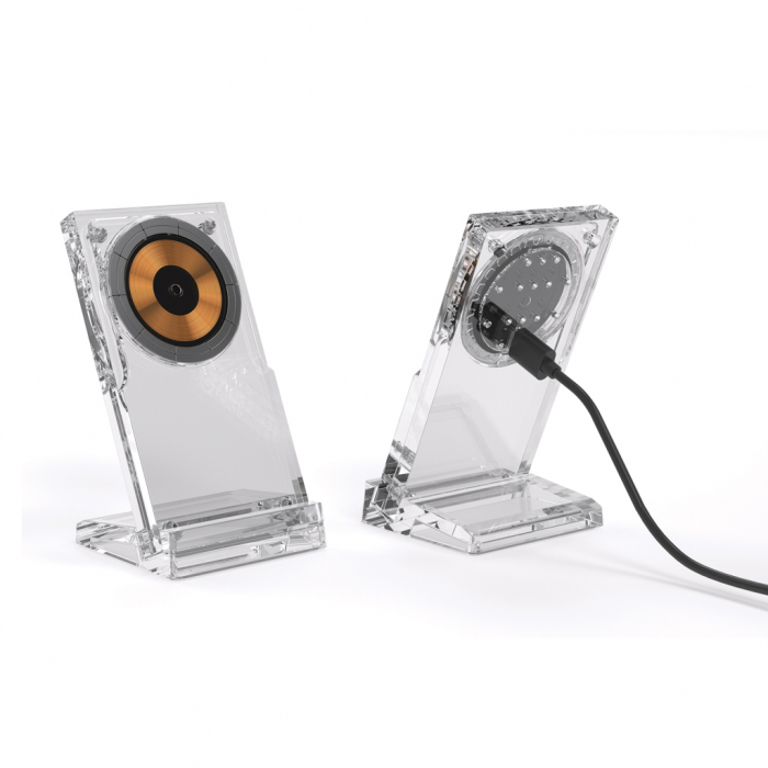 Stand de incarcare wireless magnetic 15W Magcharge, acrilic transparent [6]