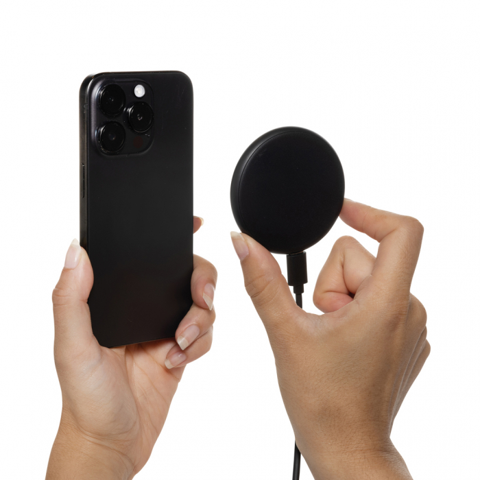 Pad de incarcare wireless magnetic 3-in-1 15W Magnapad, ABS reciclat RCS [5]