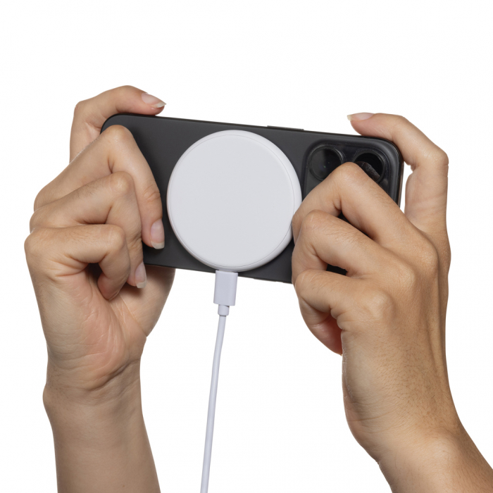 Pad de incarcare wireless magnetic 3-in-1 15W Magnapad, ABS reciclat RCS [6]