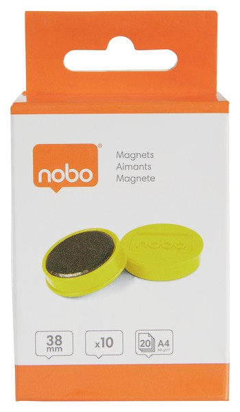 Magneti pentru table NOBO, diametru 38 mm, sustin 20 coli, 10 buc/set [5]