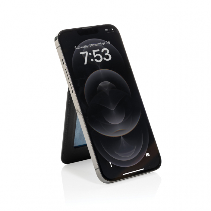 Magstand – portofel magnetic telefon cu suport, PU reciclat RCS [3]