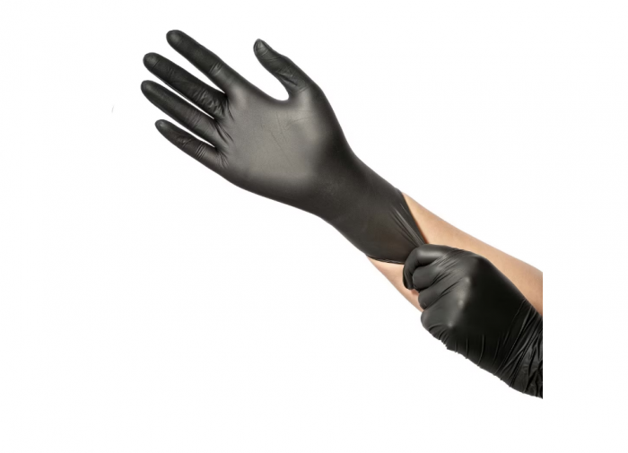 Manusi NITRYLEX negre nepudrate 100 buc [2]