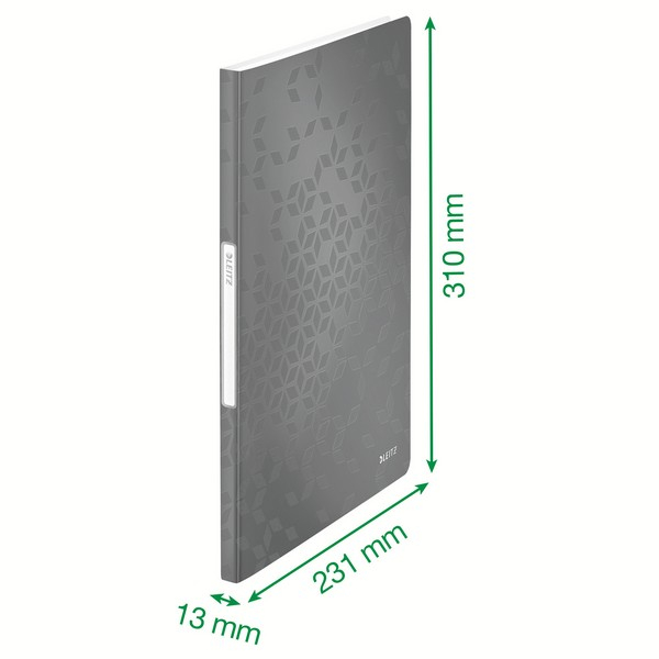 Mapa 20 folii Leitz WOW PP, A4, coperta moale, albastru [7]