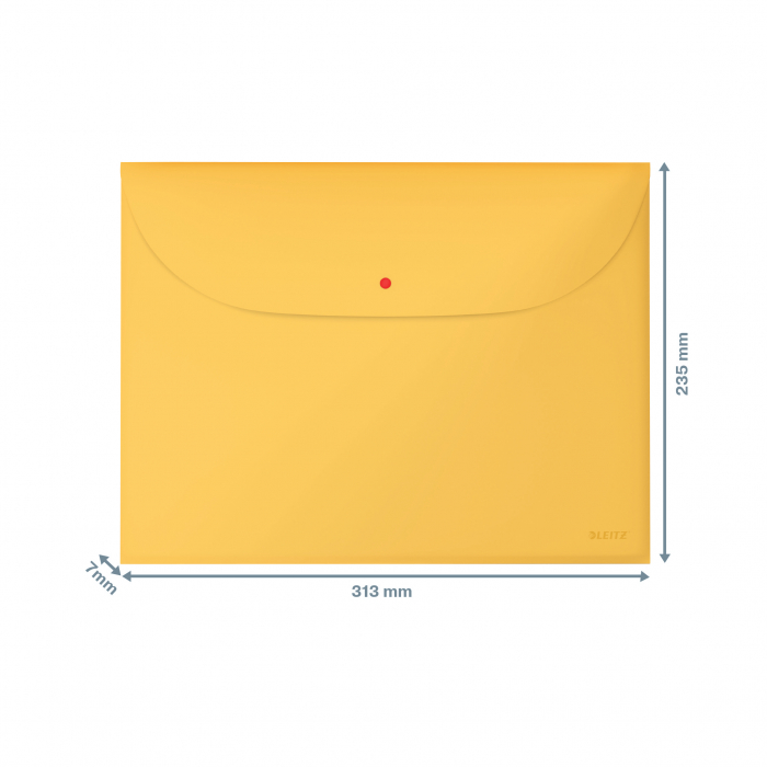 Mapa de protectie Leitz Cosy, PP, A4, cu capsa si buzunar exterior, 50 coli, 3 buc/set [3]