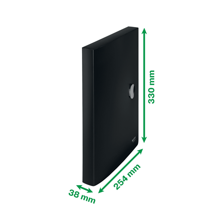 Mapa cu clip Leitz Recycle Jumbo, PP, partial reciclat, certificare Blue Angel, reciclabil, A4, 250 coli, negru [3]