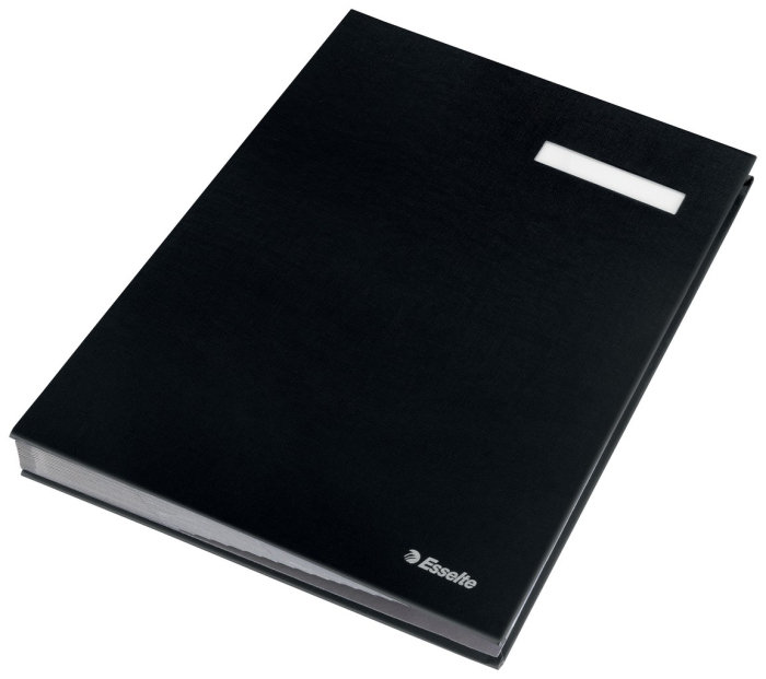 Mapa pentru semnaturi A4 cu 20 separatoare negru Esselte [5]