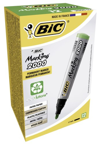 Marker Bic 2000, negru [2]