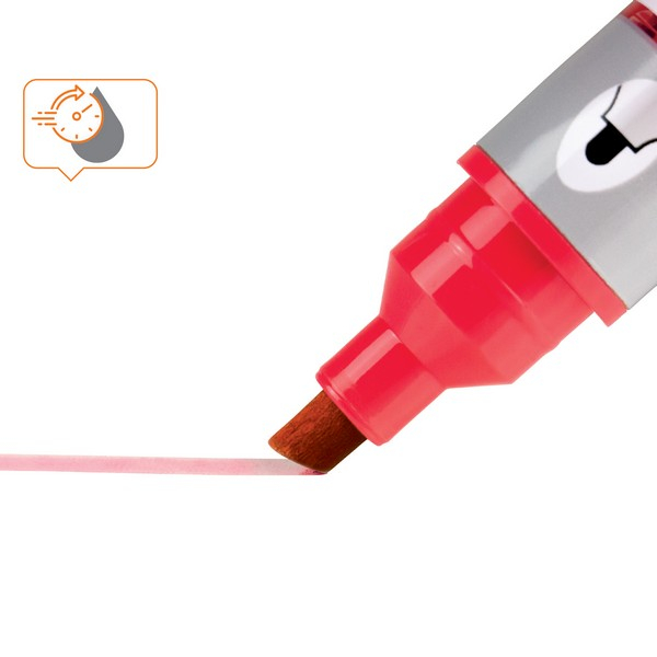 Marker NOBO, pentru table si flipcharturi, cerneala lichida, varf tip dalta 5-12 mm, standard, 10 buc/cutie [2]