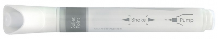 Marker NOBO, pentru table si flipcharturi din sticla, varf rotund 3 mm, standard, 4 buc/cutie [4]