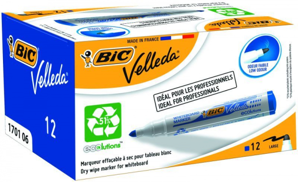 Marker tabla Bic 1701, negru [2]