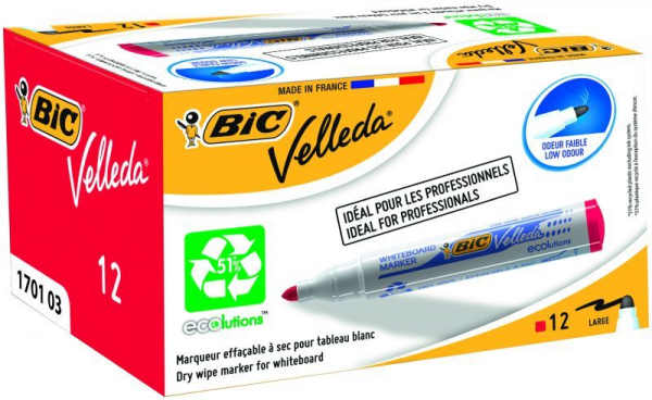 Marker tabla Bic 1701, negru [2]