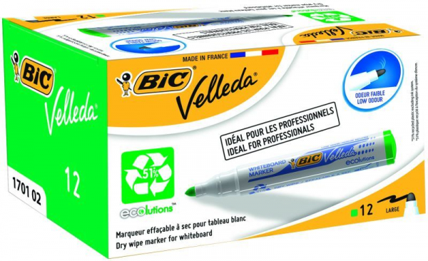 Marker tabla Bic 1701, negru [2]