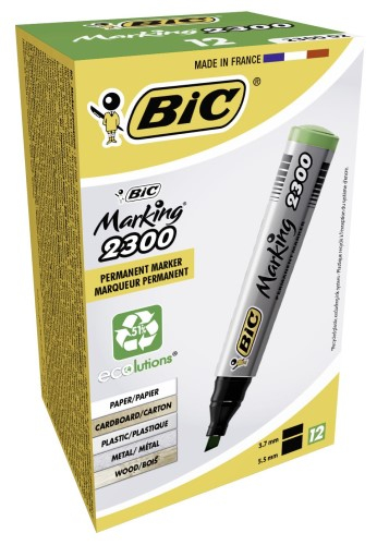 Marker varf tesit Bic, 2300 negru [2]