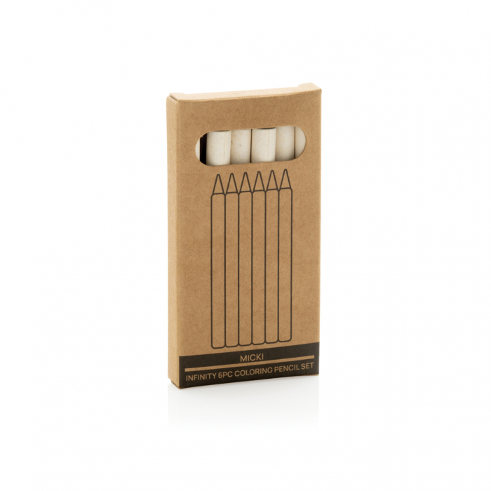 Set creioane colorate reciclate Micki GRS Infinity, 6 piese [6]