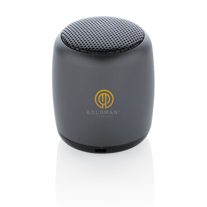 Boxa wireless mini din aluminiu 3W, albastrutooth 5.0 [5]