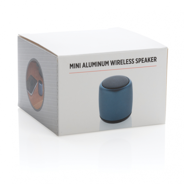 Boxa wireless mini din aluminiu 3W, albastrutooth 5.0 [8]