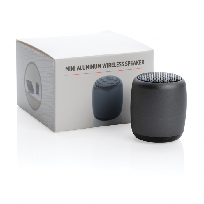 Boxa wireless mini din aluminiu 3W, albastrutooth 5.0 [7]