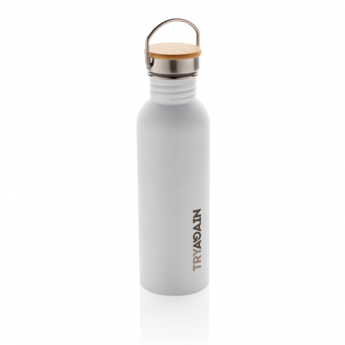 Sticla inox moderna 710 ml cu capac bambus [6]