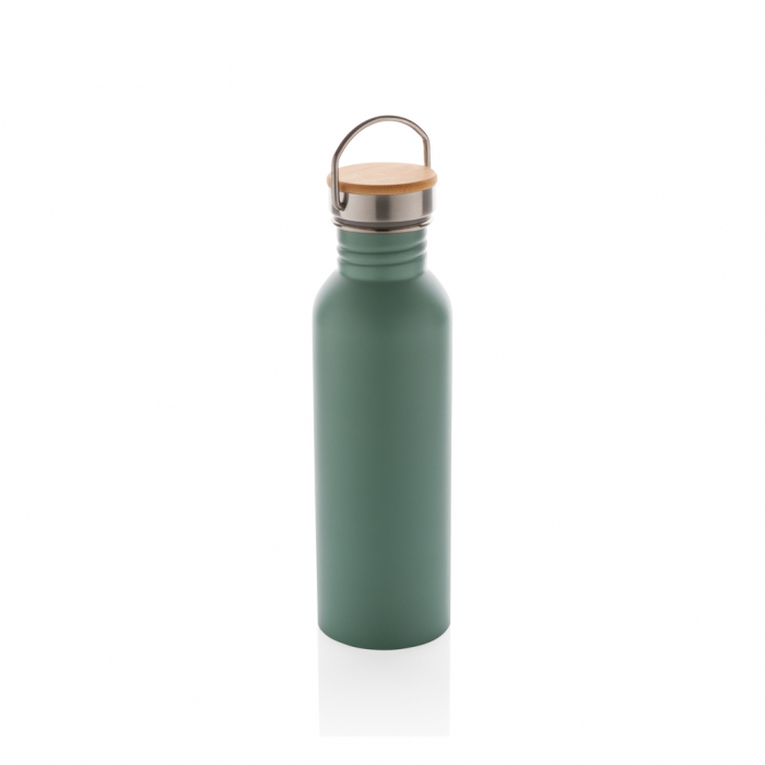 Sticla inox moderna 710 ml cu capac bambus [2]
