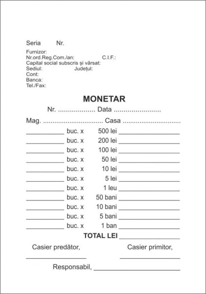 Monetar A6, 100 file, print fata [2]