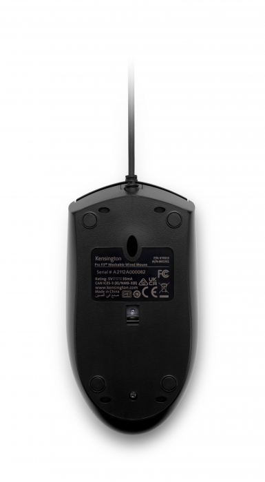 Mouse Kensington ProFit, cu fir, dimensiune medie, lavabil, negru [9]