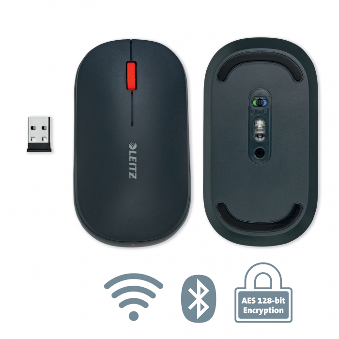 Mouse Leitz Cosy, conexiune duala, dimensiune medie [5]