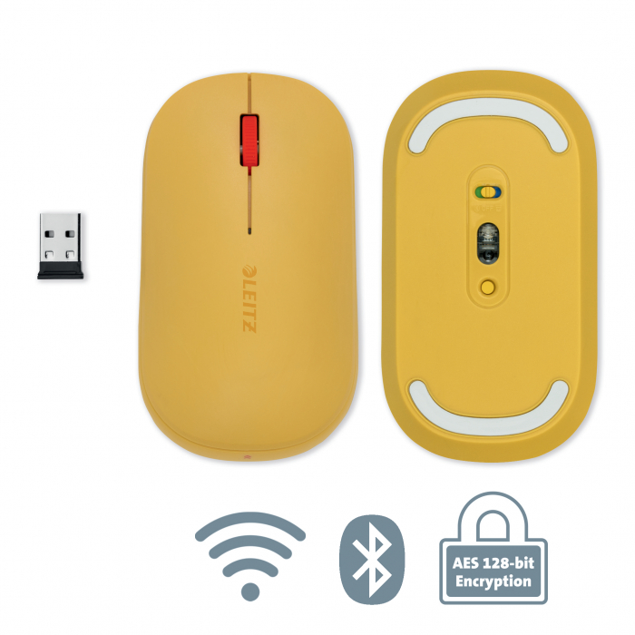 Mouse Leitz Cosy, conexiune duala, dimensiune medie [4]