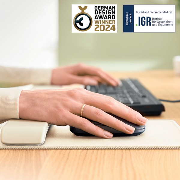 Mouse pad Leitz Ergo, cu suport ergonomic pentru incheietura mainii, ajustabil [2]
