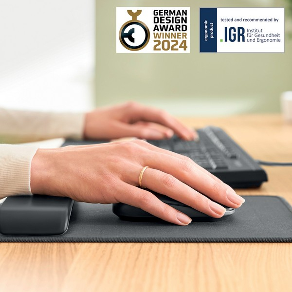 Mouse pad Leitz Ergo, cu suport ergonomic pentru incheietura mainii, ajustabil [2]