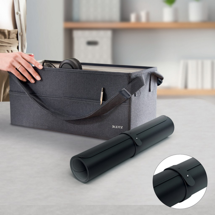 Mousepad de birou multifunctional, textil, diverse culori, Leitz [8]