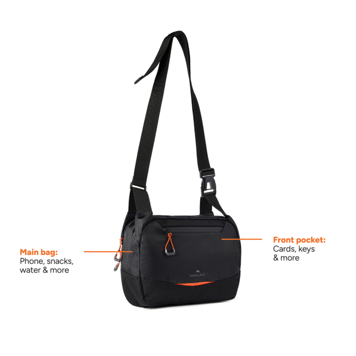 Geanta crossbody 4L poliester reciclat RCS Nordic Drift Trail [3]
