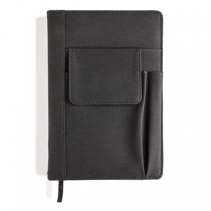 Agenda multifunctionala A5 cu buzunar pentru telefon si coperta PU [7]