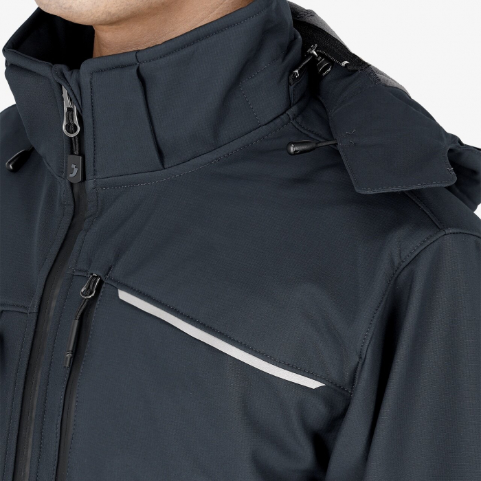 Geaca softshell hidrofuga OAK SSHELL JKT, barbati, Safety Jogger [7]