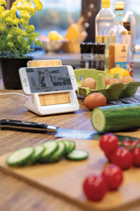 Ontario incarcator wireless 10W cu suport, natural si rapid [12]