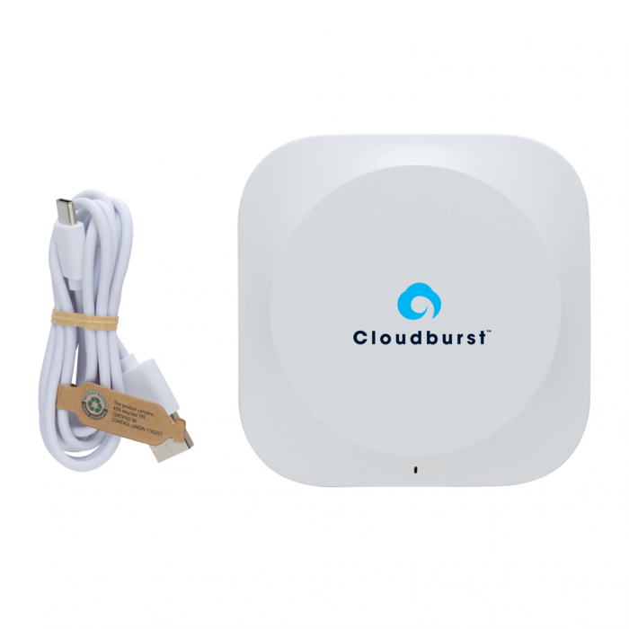 Incarcator wireless 10W Oregon, design din pluta FSC si plastic reciclat RCS [6]