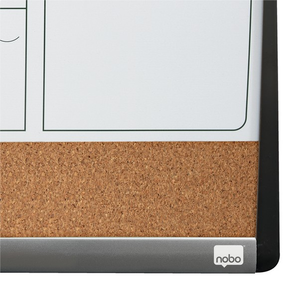 Organizator NOBO Combo, lunar, magnetic si pluta, 58.5x43 cm, include marker, burete si magneti [2]