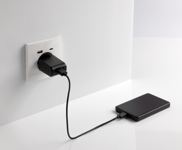 Powerbank magnetic 5.000 mAh RCS aluminiu reciclat, incarcare wireless 5W, Orion [8]