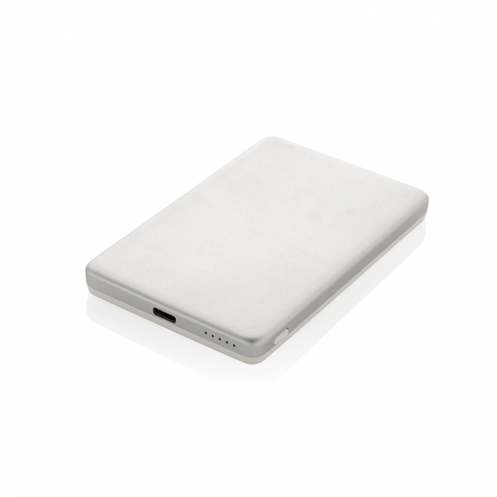 Powerbank magnetic 5.000 mAh RCS aluminiu reciclat, incarcare wireless 5W, Orion [2]
