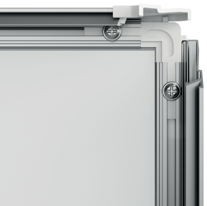Panou dublu stradal NOBO Premium Plus, in forma de A, cu click, aluminiu, A1, gri [6]