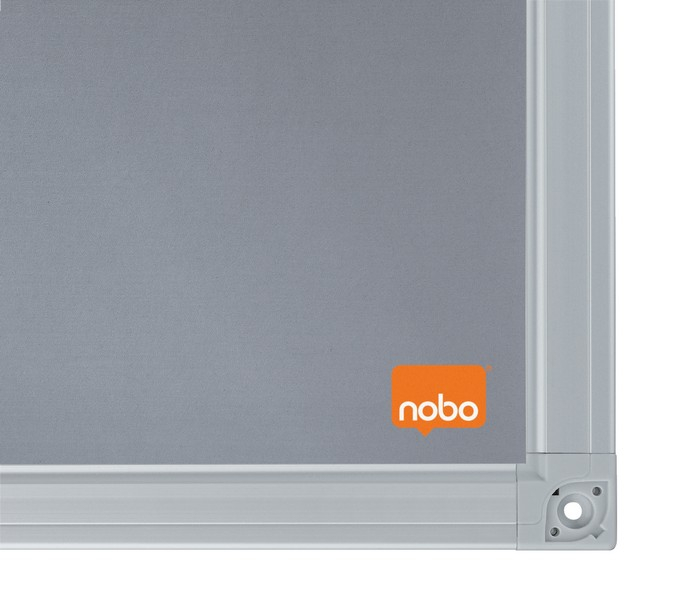 Panou NOBO Essentials, material textil, 180x120 cm, gri [3]
