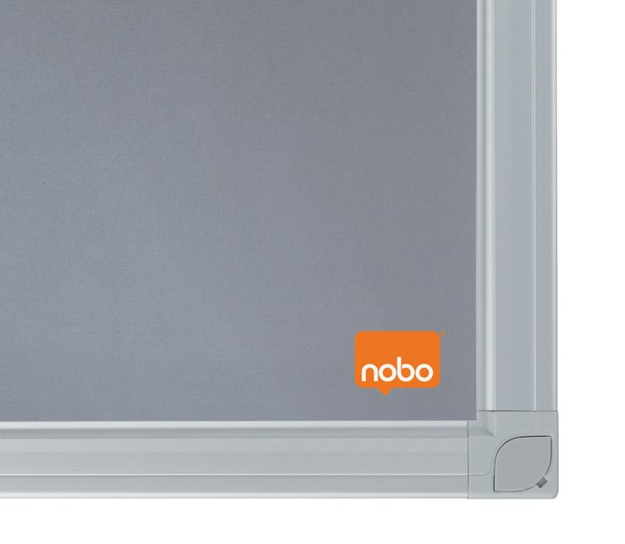 Panou NOBO Essentials, material textil, 180x120 cm, gri [2]