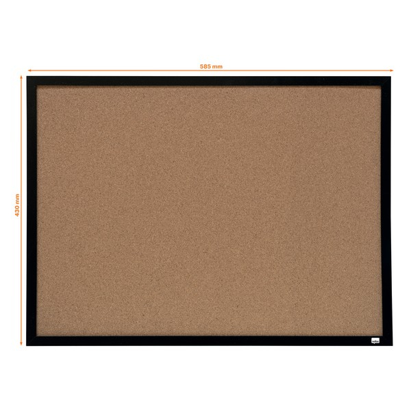 Panou NOBO, pluta, 58x43 cm, natur, rama neagra [3]