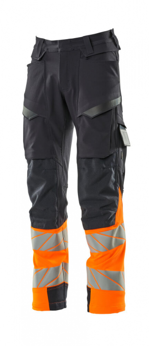 Pantaloni cu benzi reflectorizante si buzunar pentru protectii la genunchi Mascot® ACCELERATE SAFE [3]