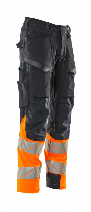 Pantaloni cu benzi reflectorizante si buzunar pentru protectii la genunchi Mascot® ACCELERATE SAFE [22]