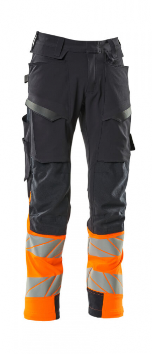 Pantaloni cu benzi reflectorizante si buzunar pentru protectii la genunchi Mascot® ACCELERATE SAFE [24]