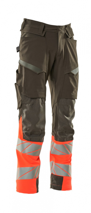 Pantaloni cu benzi reflectorizante si buzunar pentru protectii la genunchi Mascot® ACCELERATE SAFE [23]