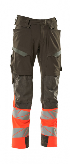 Pantaloni cu benzi reflectorizante si buzunar pentru protectii la genunchi Mascot® ACCELERATE SAFE [24]