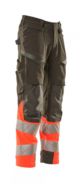 Pantaloni cu benzi reflectorizante si buzunar pentru protectii la genunchi Mascot® ACCELERATE SAFE [22]