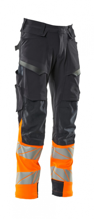 Pantaloni cu benzi reflectorizante si buzunar pentru protectii la genunchi Mascot® ACCELERATE SAFE [23]