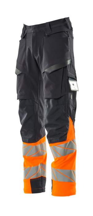 Pantaloni cu benzi reflectorizante si buzunar pentru protectii la genunchi Mascot® ACCELERATE SAFE [4]